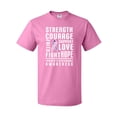 thumbnail image 1 of Inktastic Turners Syndrome Awareness Strength Courage Support T-Shirt, 1 of 5