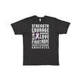 thumbnail image 1 of Inktastic Turners Syndrome Awareness Strength Courage Support T-Shirt, 1 of 5