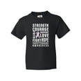 thumbnail image 1 of Inktastic Turners Syndrome Awareness Strength Courage Support Youth T-Shirt, 1 of 5
