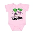thumbnail image 1 of Inktastic Turnip the Music Partying Vegetables Boys or Girls Baby Bodysuit, 1 of 5