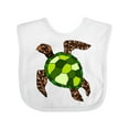 thumbnail image 1 of Inktastic Turtle Illustration Boys or Girls Baby Bib, 1 of 4