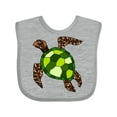 thumbnail image 1 of Inktastic Turtle Illustration Boys or Girls Baby Bib, 1 of 4