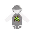 thumbnail image 1 of Inktastic Turtle Illustration Boys or Girls Long Sleeve Baby Bodysuit, 1 of 5