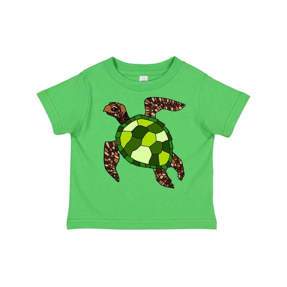 Inktastic Turtle Illustration Boys or Girls Toddler T-Shirt