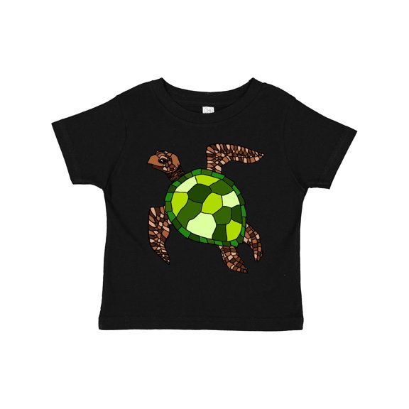 Inktastic Turtle Illustration Boys or Girls Toddler T-Shirt
