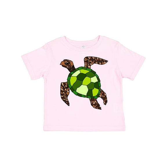Inktastic Turtle Illustration Boys or Girls Toddler T-Shirt