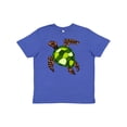 thumbnail image 1 of Inktastic Turtle Illustration Youth T-Shirt, 1 of 5