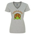 thumbnail image 1 of Inktastic Turtle Mom Women's V-Neck T-Shirt, 1 of 5
