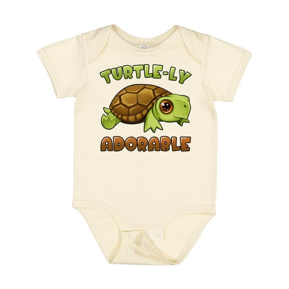 Inktastic Turtle-ly Adorable Cute Turtle Boys or Girls Baby Bodysuit