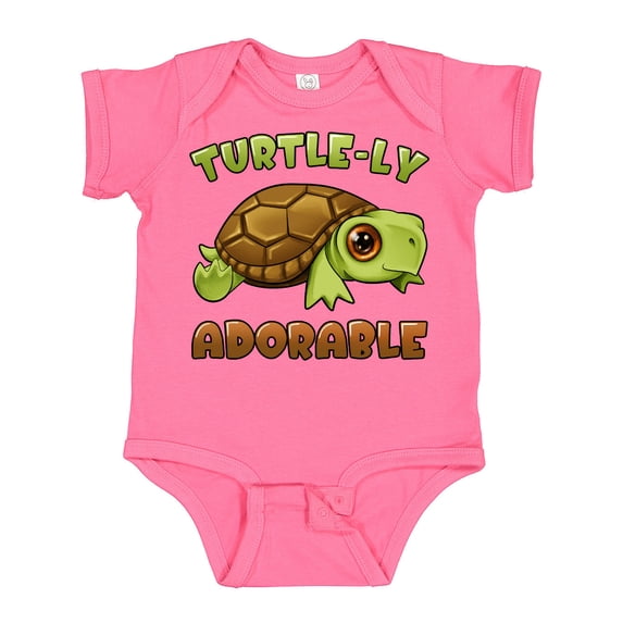 Inktastic Turtle-ly Adorable Cute Turtle Boys or Girls Baby Bodysuit