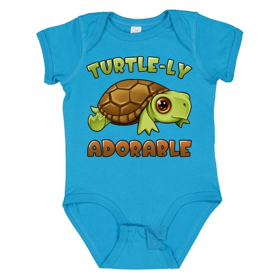 Inktastic Turtle-ly Adorable Cute Turtle Boys or Girls Baby Bodysuit