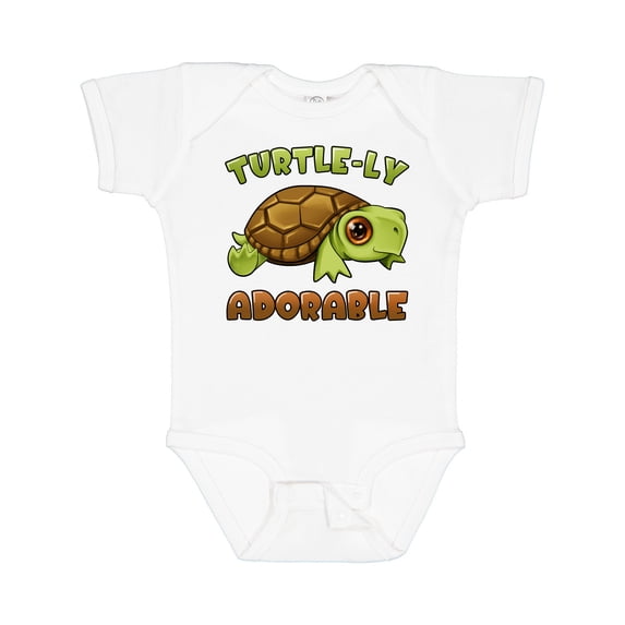 Inktastic Turtle-ly Adorable Cute Turtle Boys or Girls Baby Bodysuit