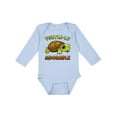 thumbnail image 1 of Inktastic Turtle-ly Adorable Cute Turtle Boys or Girls Long Sleeve Baby Bodysuit, 1 of 5