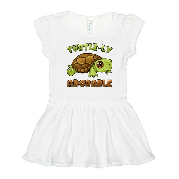Inktastic Turtle-ly Adorable Cute Turtle Girls Toddler Dress