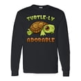 thumbnail image 1 of Inktastic Turtle-ly Adorable Cute Turtle Long Sleeve T-Shirt, 1 of 5