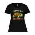 thumbnail image 1 of Inktastic Turtle-ly Adorable Cute Turtle Women's Plus Size T-Shirt, 1 of 5