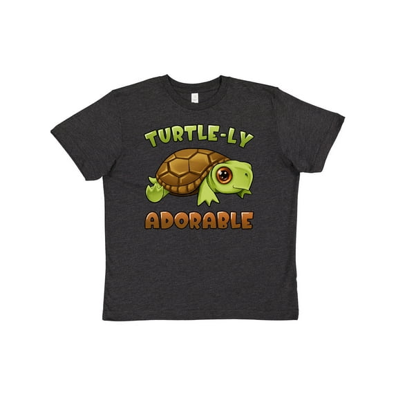 Inktastic Turtle-ly Adorable Cute Turtle Youth T-Shirt