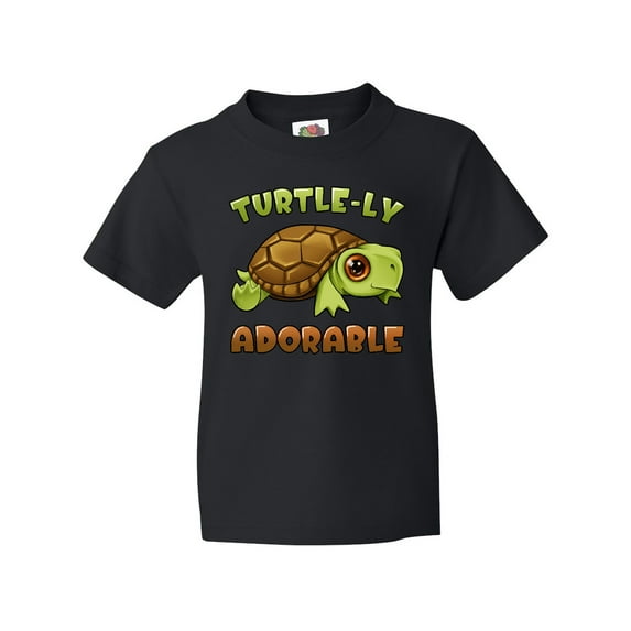 Inktastic Turtle-ly Adorable Cute Turtle Youth T-Shirt