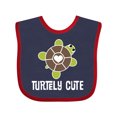thumbnail image 1 of Inktastic Turtley Cute Girl Turtle Girls Baby Bib, 1 of 4