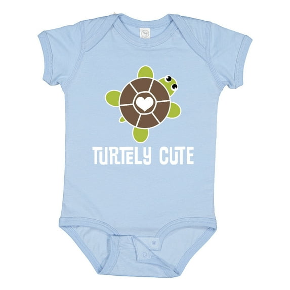 Inktastic Turtley Cute Girl Turtle Girls Baby Bodysuit