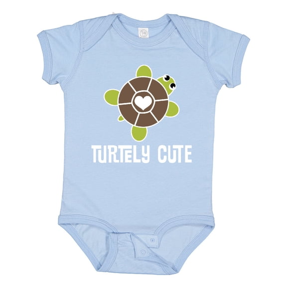 Inktastic Turtley Cute Girl Turtle Girls Baby Bodysuit