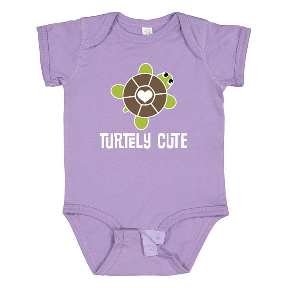 Inktastic Turtley Cute Girl Turtle Girls Baby Bodysuit