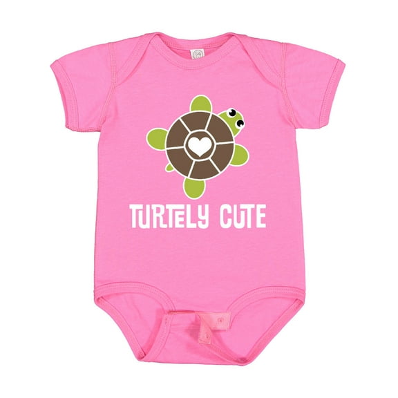 Inktastic Turtley Cute Girl Turtle Girls Baby Bodysuit