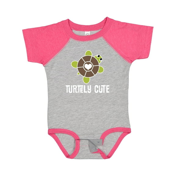Inktastic Turtley Cute Girl Turtle Girls Baby Bodysuit