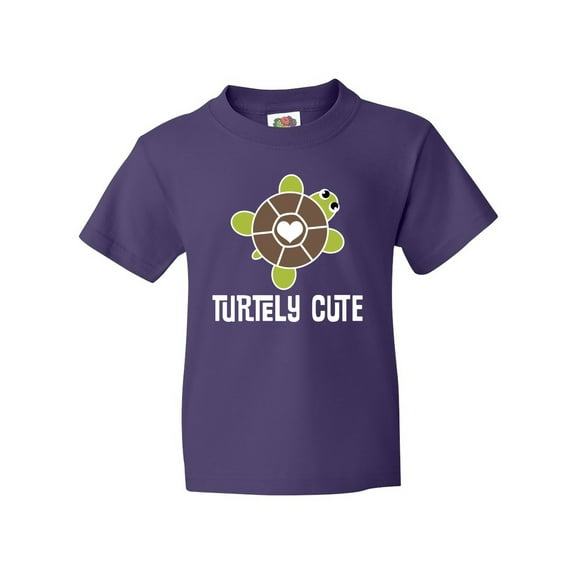 Inktastic Turtley Cute Girl Turtle Youth T-Shirt