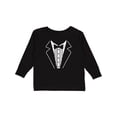 thumbnail image 1 of Inktastic Tuxedo Boys Long Sleeve Toddler T-Shirt, 1 of 5