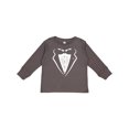 thumbnail image 1 of Inktastic Tuxedo Boys Long Sleeve Toddler T-Shirt, 1 of 5