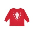 thumbnail image 1 of Inktastic Tuxedo Boys Long Sleeve Toddler T-Shirt, 1 of 5