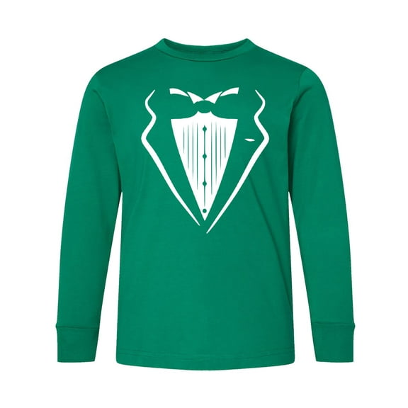 Inktastic Tuxedo Long Sleeve Youth T-Shirt