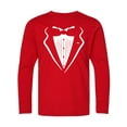 thumbnail image 1 of Inktastic Tuxedo Long Sleeve Youth T-Shirt, 1 of 5