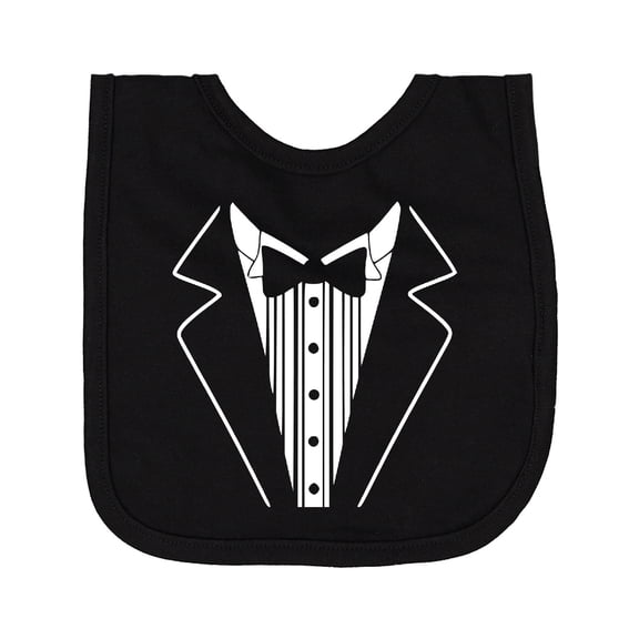 Inktastic Tuxedo Newborn Bib