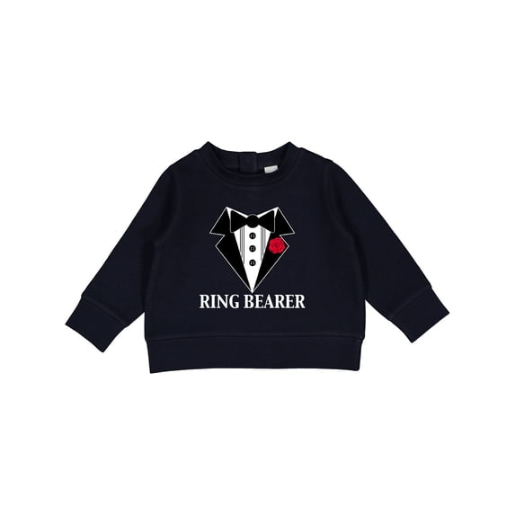 Inktastic Tuxedo Ring Bearer Baby Sweatshirt