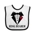 thumbnail image 1 of Inktastic Tuxedo Ring Bearer Boys Baby Bib, 1 of 4