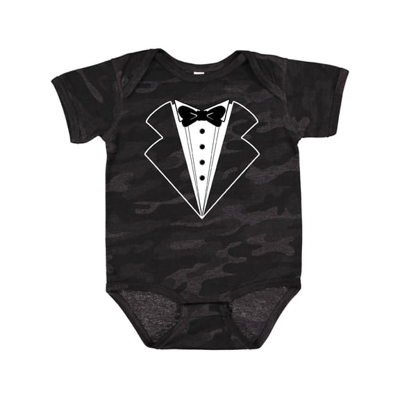 Inktastic Tuxedo with Bow Tie Boys or Girls Baby Bodysuit