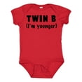 thumbnail image 1 of Inktastic Twin B (i'm Younger) Boys or Girls Baby Bodysuit, 1 of 5