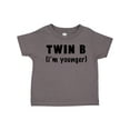 thumbnail image 1 of Inktastic Twin B (i'm Younger) Boys or Girls Toddler T-Shirt, 1 of 5