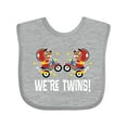 thumbnail image 1 of Inktastic Twin Boy Motorcycle Bear Boys Baby Bib, 1 of 4