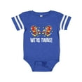 thumbnail image 1 of Inktastic Twin Boy Motorcycle Bear Boys Baby Bodysuit, 1 of 5
