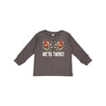 thumbnail image 1 of Inktastic Twin Boy Motorcycle Bear Boys Long Sleeve Toddler T-Shirt, 1 of 5