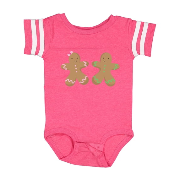 Inktastic Twin Gingerbread Boy and Girl Co Boys or Girls Baby Bodysuit
