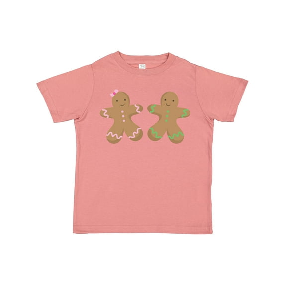 Inktastic Twin Gingerbread Boy and Girl Co Boys or Girls Toddler T-Shirt