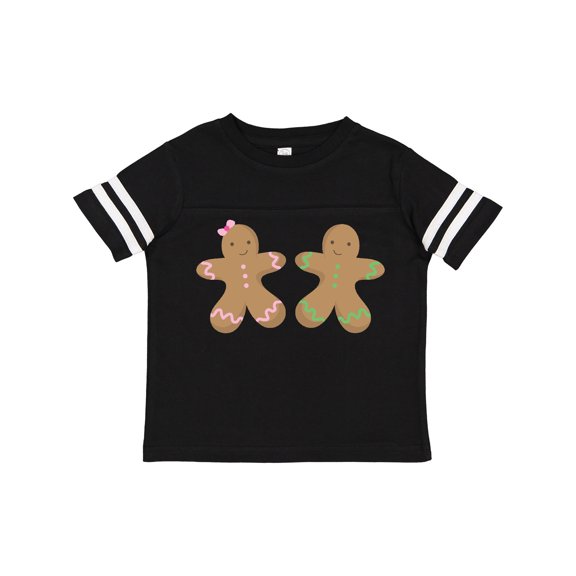 Inktastic Twin Gingerbread Boy and Girl Co Boys or Girls Toddler T-Shirt