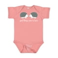 thumbnail image 1 of Inktastic Twin Hedgehogs Baby Boys or Girls Baby Bodysuit, 1 of 5