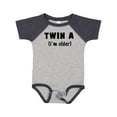 thumbnail image 1 of Inktastic Twin a (i'm Older) Boys or Girls Baby Bodysuit, 1 of 5