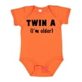 thumbnail image 1 of Inktastic Twin a (i'm Older) Boys or Girls Baby Bodysuit, 1 of 5
