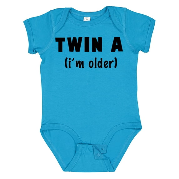 Inktastic Twin a (i'm Older) Boys or Girls Baby Bodysuit